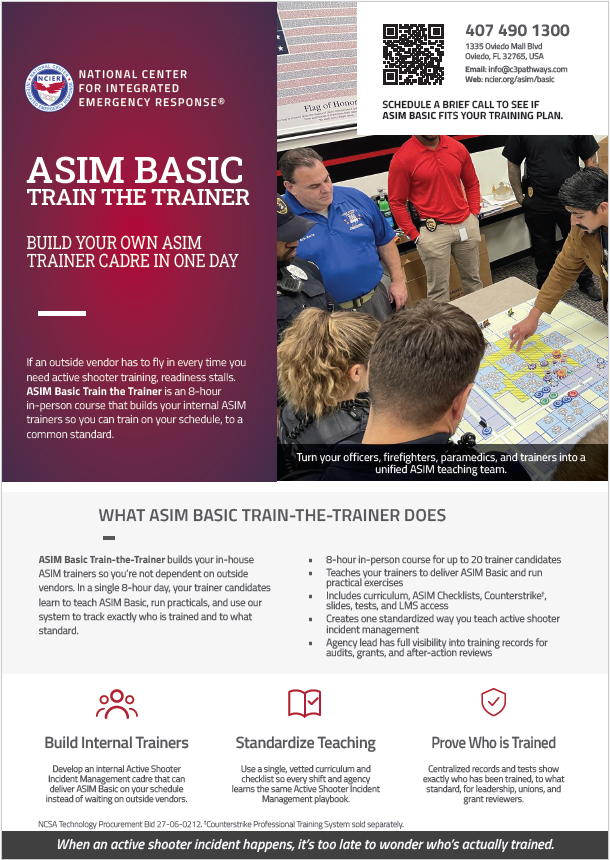 ASIM Basic Train-the-Trainer&trade; Brochure