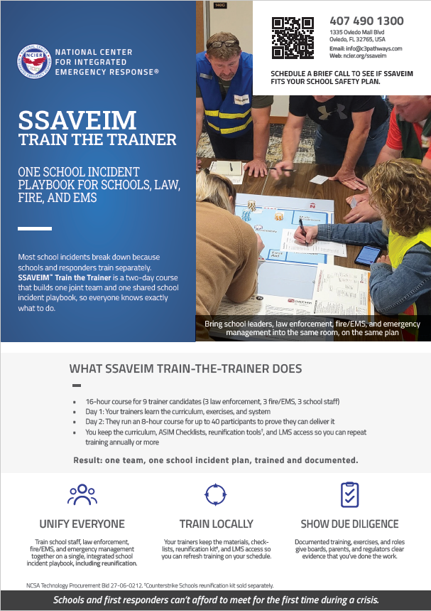 SSAVEIM Train-the-Trainer&trade; Brochure
